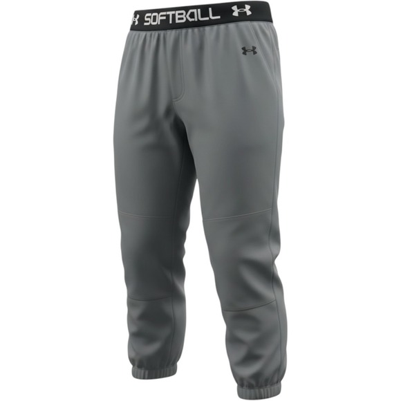 Under Armour Pants - Under Armour Softball Pants Womens XL Grey Knickers Athletic HeatGear Practice